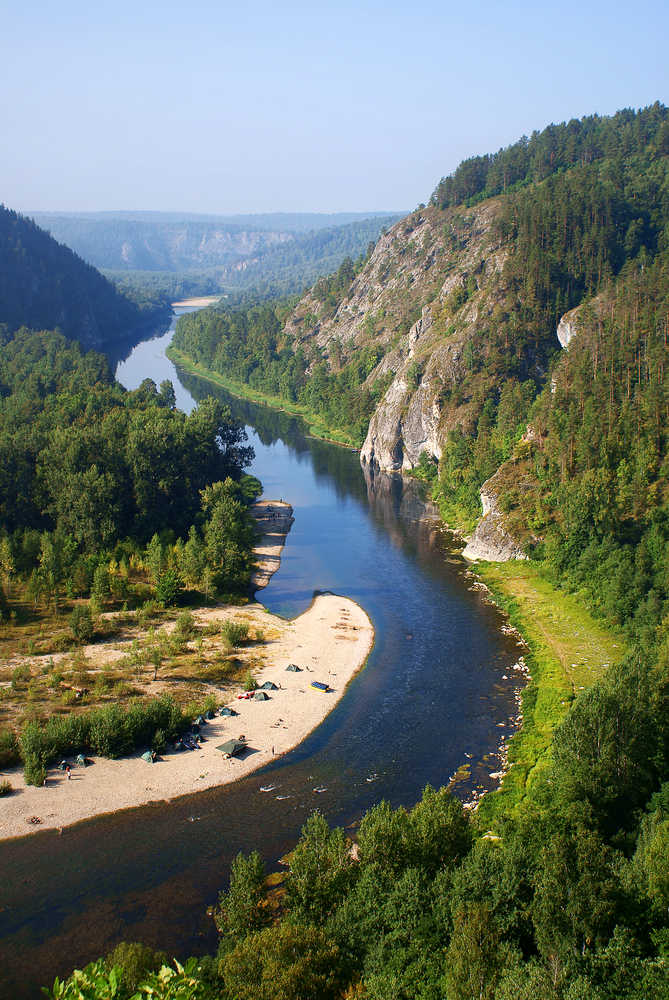 Башкирия река Уральские горы